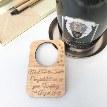 Personalised Wedding Wine Bottle Label, 3 of 7