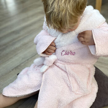 Reversible Personalised Children's Dressing Gown, 2 of 2