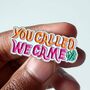 'You Called We Came' Windrush Enamel Pin, thumbnail 1 of 3