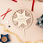 In Loving Memory Christmas Snowflake Tree Topper, thumbnail 1 of 7