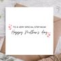 Mothers Day Card For Step Mum, thumbnail 1 of 3