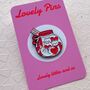 Love Cat Jar Enamel Pin, thumbnail 1 of 2