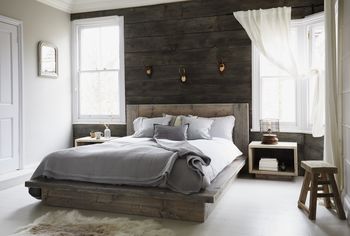 Reclaimed Wood Grey Bed, 2 of 2