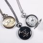 Custom Men's Pocket Watch With Chain, thumbnail 2 of 6
