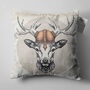 Fallow Deer With Helm Decorative Pillow Cover, thumbnail 5 of 7