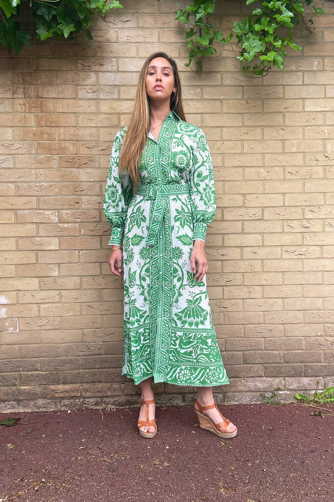 Isobel Green Dress By Raishma | notonthehighstreet.com