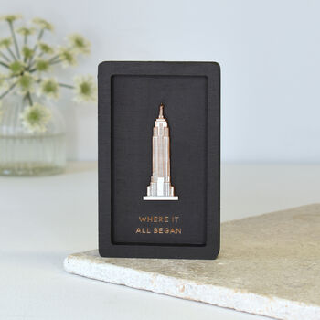 Miniature Eiffel Tower Italy Wall Art Gift, 6 of 9