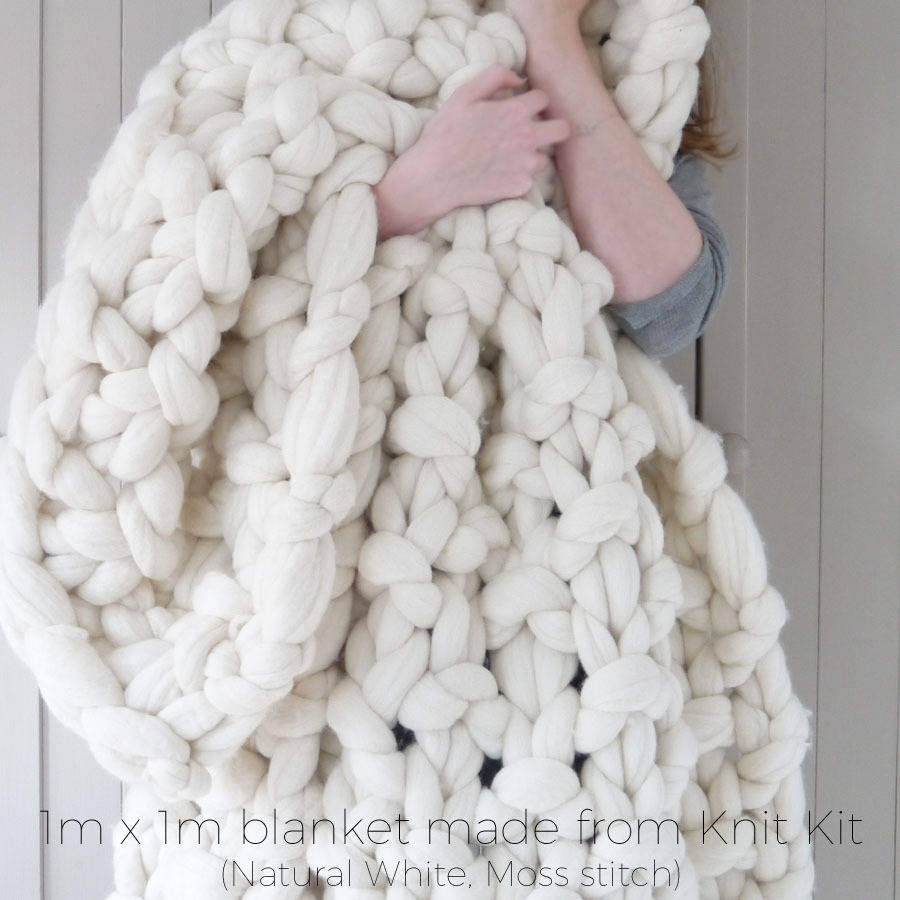 Knit Your Own Blanket Kit By Lauren Aston Designs | notonthehighstreet.com