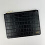 Personalised Leather Clutch Bag, thumbnail 2 of 4