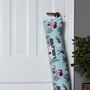 Luxury Christmas Velvet Draught Excluder Snowy Day, thumbnail 2 of 3