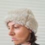 Pure Merino Wool Beanie Hat In Light Grey, thumbnail 1 of 6