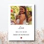 Maid Of Honour Proposal Photo Card, Wedding Proposal Card, thumbnail 1 of 3