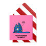 Handmade Christmas Cat Funny Personalised Greeting Card, thumbnail 1 of 4