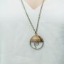 Vintage Round Corded Statement Pendant Necklaces, thumbnail 1 of 5