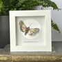 Personalised Hand Drawn Moth Artwork With Book Pages And Moon, thumbnail 5 of 7