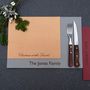 Personalised Leather Christmas Placemats, thumbnail 1 of 12