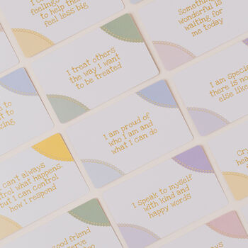 Mind Cards: Affirmations For Kids | 50 Confidence And Positivity Cards Daily Mindfulness Prompts To Support Self Esteem And Emotional Wellbeing, 4 of 5