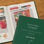 Liverpool Personalised Football Telegraph Book, thumbnail 5 of 11