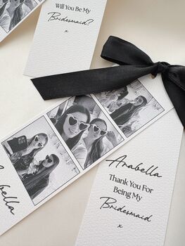 Personalised Bridesmaid Photo Strip, 5 of 6