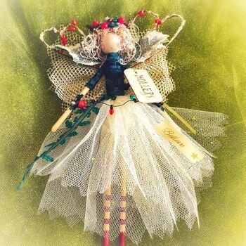 Personalised Christmas Holly Berry Fairy, 3 of 12