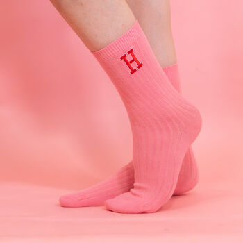 Personalised Varsity Initial Socks, 2 of 2