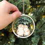 Personalised Couples Penguin Christmas Tree Decoration, thumbnail 1 of 5