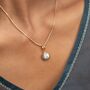 Howlite Healing Stone Necklace, Positivity, thumbnail 3 of 10