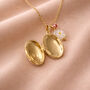 Ladybird Locket Necklace, thumbnail 2 of 2
