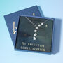 Personalised Initials Star Cascade Necklace, thumbnail 4 of 7
