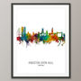 Kingston Upon Hull Skyline Portrait Print And Canvas, thumbnail 3 of 5