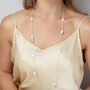 Elegant Long Baroque Confetti Necklace, thumbnail 1 of 3
