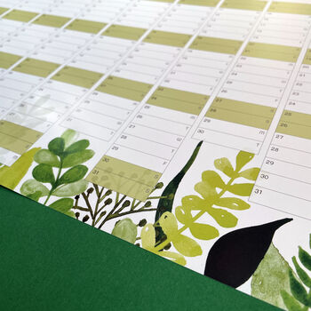 2025 Botanical Wall Calendar And Year Planner, 8 of 9