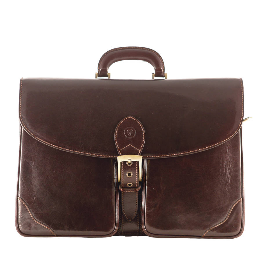 mens luxury leather briefcase.'tomacelli' by maxwell scott bags ...