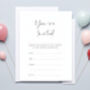 10 Wedding Invitations Wonderful Us Simple, thumbnail 2 of 2