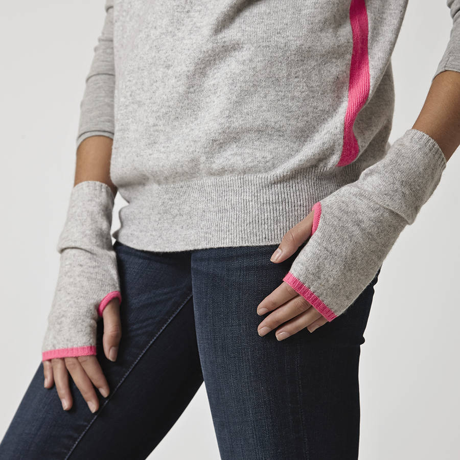 cashmere wrist warmers by cove