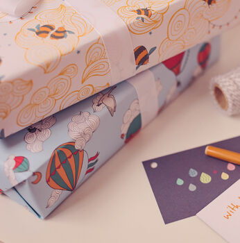 Luxury Wrapping Paper 'Bumble Bee' Print, 4 of 4
