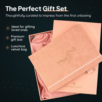 Pink Flamingo A4 Journal With Strap, Bookmark And Pen Holder, 4 of 7