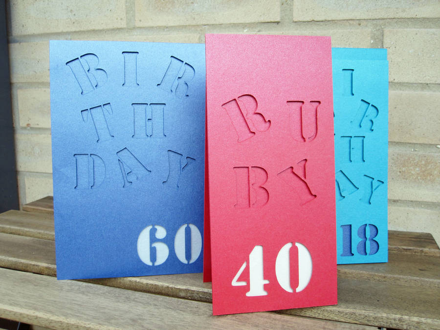 Tent Birthday Card By Ruth Springer Design