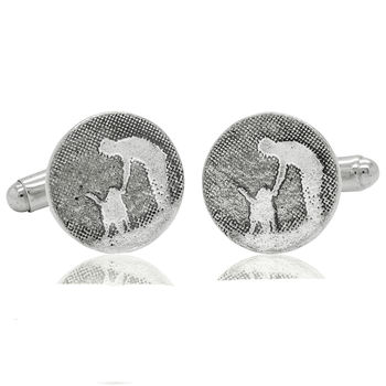 Personalised Sterling Silver Dog Lovers Cufflinks, 3 of 6