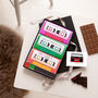 Music Lover's Chocolate Bar Cassettes And Card, thumbnail 2 of 7