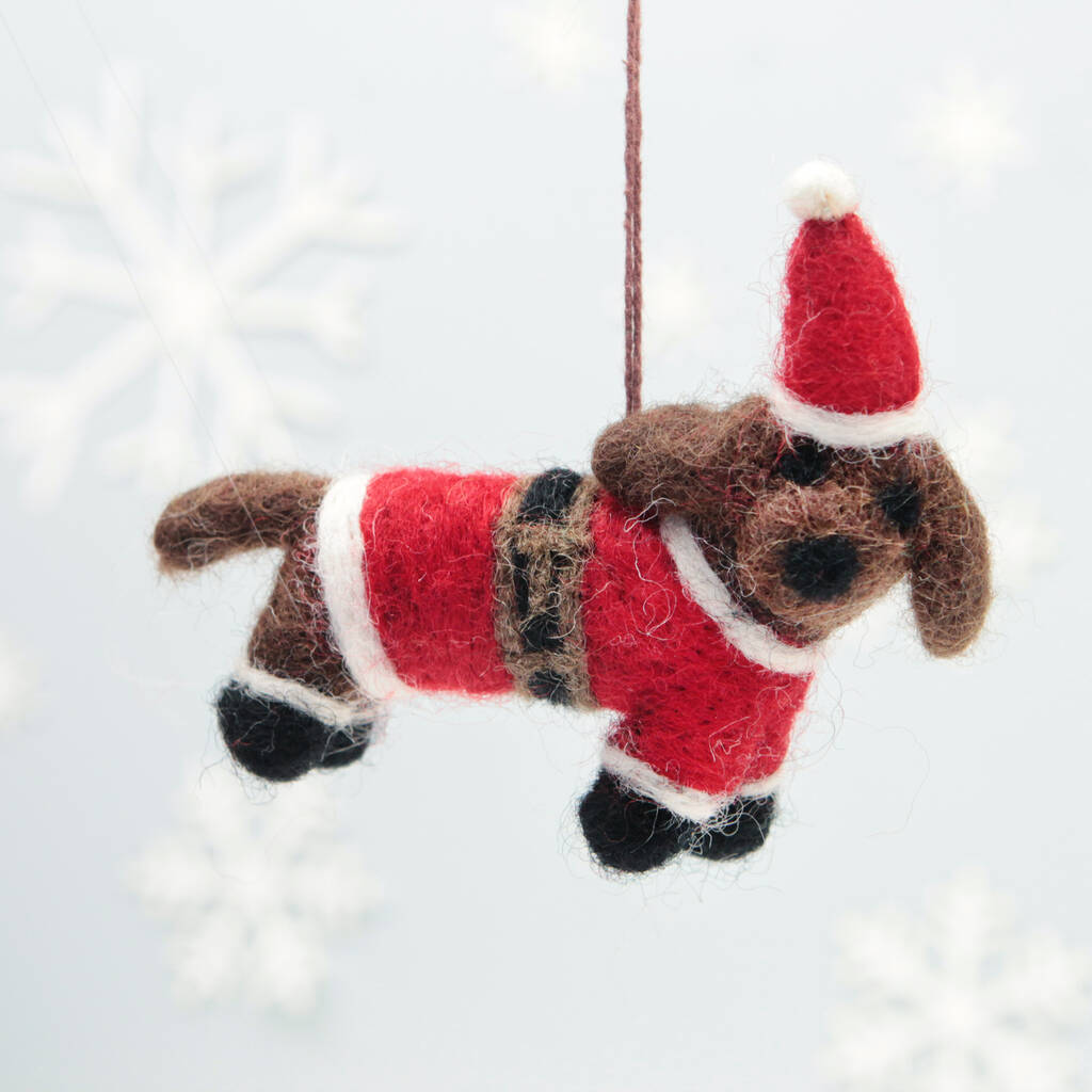 Personalised Festive Dog Christmas Tree Decoration By Postbox Party