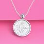 Luxury 60th Birthday Sixpence Necklace, thumbnail 3 of 9