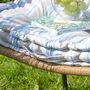 Extra Large Oxford Striped Garden Cushion, thumbnail 5 of 8
