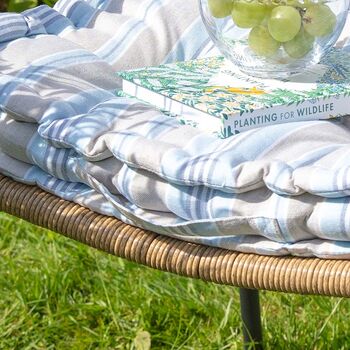 Extra Large Oxford Striped Garden Cushion, 5 of 8