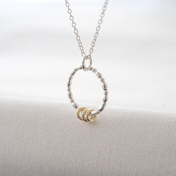 30th Gold And Silver Birthday Necklace, 7 of 12
