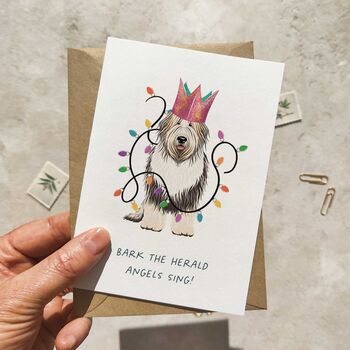 Christmas Dog Breeds In Hats Card And Envelope, 12 of 12