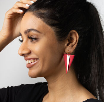 Statement Triangle Earrings, 2 of 3