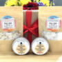 Spa Gift Set For Her. Bath Salts, Beeswax Hand And Foot Balm, thumbnail 1 of 5