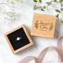 Personalised Botanical Wedding Ring Box, thumbnail 1 of 6