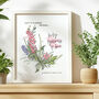 Birth Month Flower Print, thumbnail 3 of 7